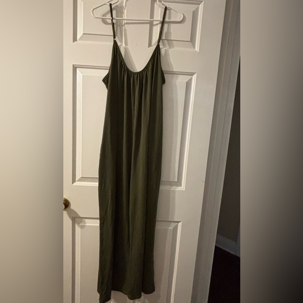 Olive Green Maxi Dress